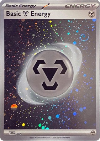 Basic Metal Energy [Cosmos Holo] #8 Pokemon Scarlet & Violet Energy