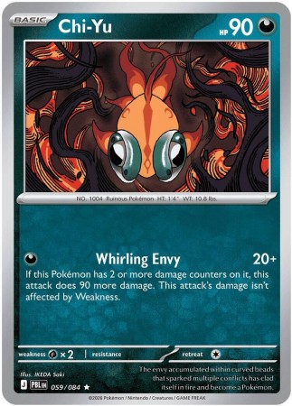 Chi-Yu #59 Pokemon Pitch Black