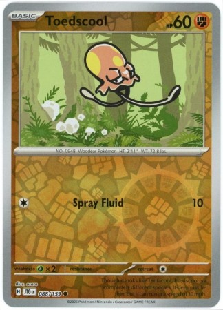 Toedscool [Reverse Holo] #88 Pokemon Journey Together