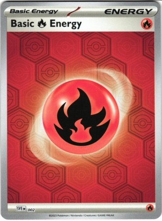 Basic Fire Energy [Holo] #2 Pokemon Scarlet & Violet Energy
