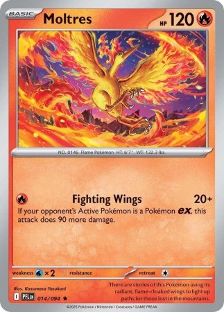 Moltres #14 Pokemon Phantasmal Flames