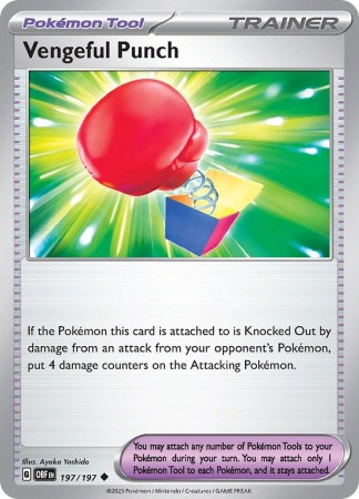 Vengeful Punch #197 Pokemon Obsidian Flames