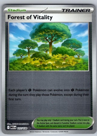 Forest of Vitality [Reverse Holo] #117 Pokemon Mega Evolution