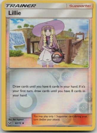 Lillie [Reverse Holo] #62 Pokemon Shining Legends
