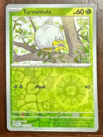 Tarountula [Reverse Holo] #17 Pokemon Paldea Evolved