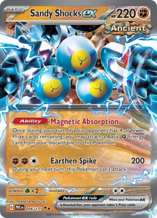 Sandy Shocks ex #56 Prismatic Evolution