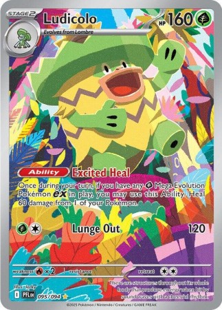 Ludicolo #95 Pokemon Phantasmal Flames
