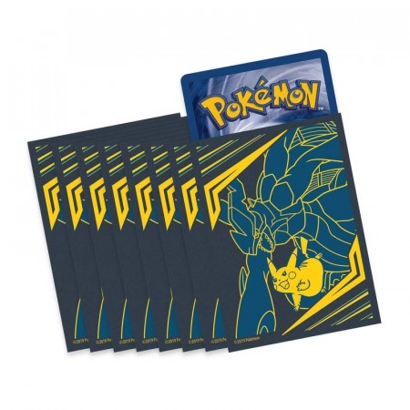 Pokemon TCG: Team Up Elite Trainer Box Card Sleeves - Pikachu & Zekrom (65 Pack) - Pokemon International Card Sleeves