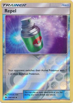 Repel [Reverse Holo] #130 Pokemon Sun & Moon