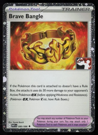 Brave Bangle [Prize Pack Cosmo Holo] #80 Pokemon White Flare