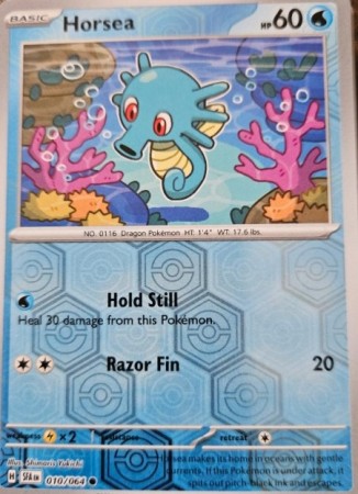 Horsea [Reverse Holo] #10 Pokemon Shrouded Fable
