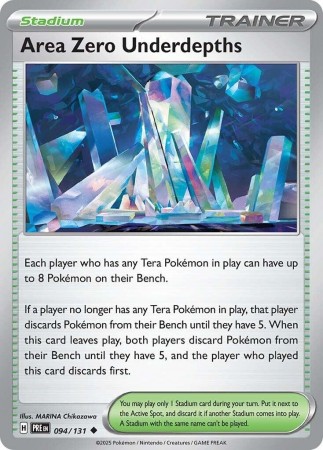 Area Zero Underdepths #94 Pokemon Prismatic Evolutions