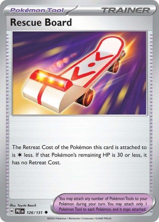 Rescue Board #126 Pokemon Prismatic Evolutions