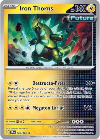 Iron Thorns [Holo] #62 Pokemon Temporal Forces