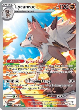 Lycanroc #166 Pokemon Journey Together