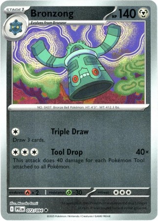 Bronzong [Reverse Holo] #72 Pokemon Phantasmal Flames