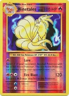 Ninetales [Reverse Holo] #15 Pokemon Evolutions