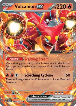 Volcanion ex #31 Pokemon Journey Together