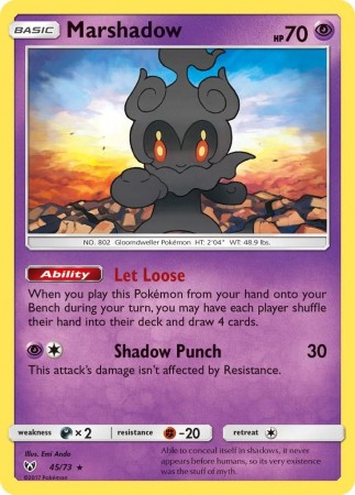 Marshadow #45 Pokemon Shining Legends