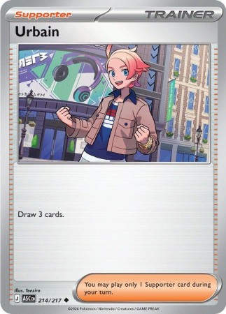 Urbain #214 Pokemon Ascended Heroes