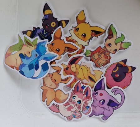 Klistremerker - pokemon - eeveelution