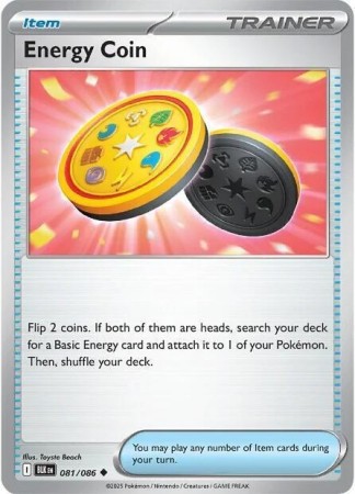 Energy Coin #81 Pokemon Black Bolt