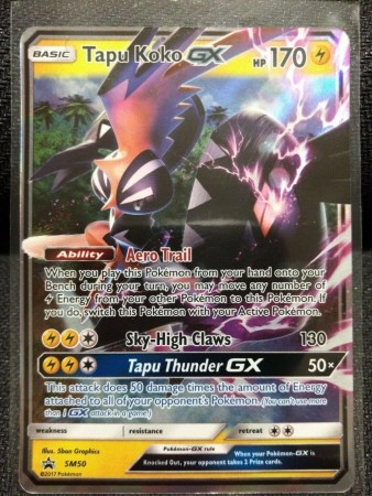 Shiny Tapu Koko GX [Jumbo] #SM50 Pokemon Promo