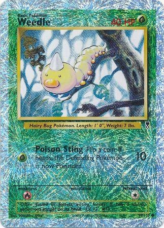 Weedle [Reverse Holo] #99 Pokemon Legendary Collection