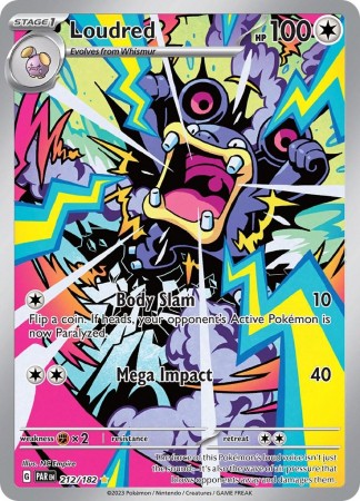 Loudred #212 Pokemon Paradox Rift