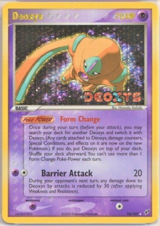 Deoxys [Reverse Holo] #18 Pokemon Deoxys 