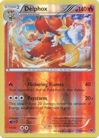 Delphox [Reverse Holo] #13 Pokemon Fates Collide