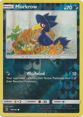 Murkrow [Reverse Holo] #78 Pokemon Guardians Rising