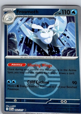 Frosmoth [Ball] #53 Pokemon Ascended Heroes