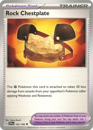 Rock Chestplate #192 Pokemon Scarlet & Violet
