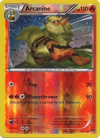 Arcanine [Reverse Holo] #11 Pokemon BREAKpoint