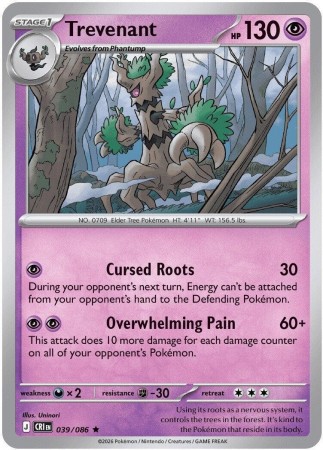 Trevenant #39 Pokemon Chaos Rising