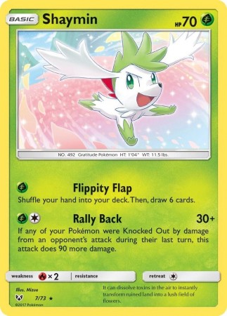 Shaymin #7 Pokemon Shining Legends