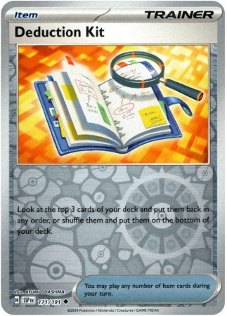 Deduction Kit [Reverse Holo] #171 Pokemon Surging Sparks