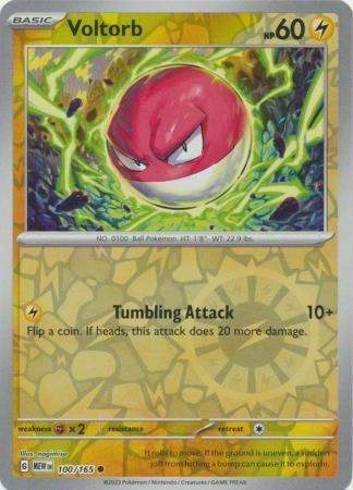 Voltorb [Reverse Holo] #100 Pokemon Scarlet & Violet 151