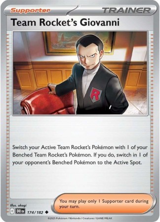 Team Rocket's Giovanni #174 Pokemon Destined Rivals