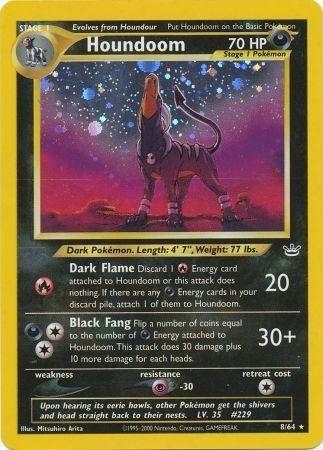 Houndoom #8 Pokemon Neo Revelation