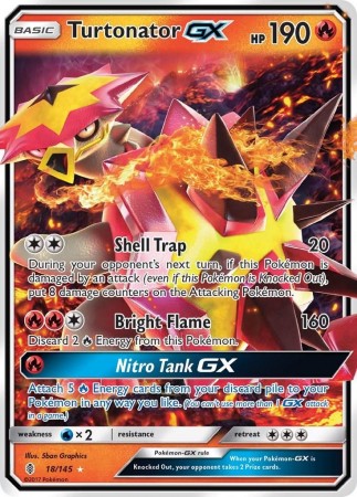 Turtonator GX #18 Pokemon Guardians Rising