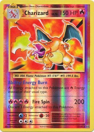 Charizard [Reverse Holo] #11 Pokemon Evolutions
