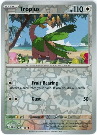 Tropius [Reverse Holo] #123 Pokemon Journey Together