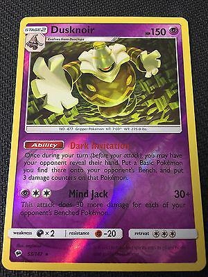 Dusknoir [Reverse Holo] #53 Pokemon Burning Shadows