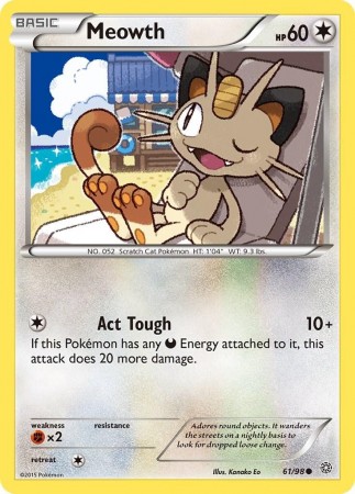 Meowth #61 Pokemon Ancient Origins 