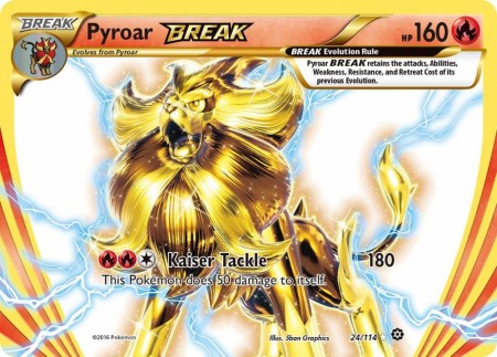 Pyroar BREAK #24 Pokemon Steam Siege