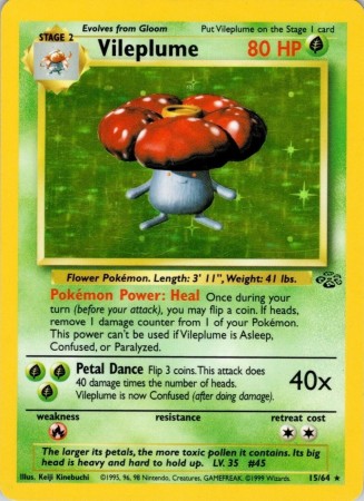 Vileplume #15 Pokemon Jungle