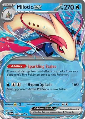 Milotic ex #42 Pokemon Surging Sparks