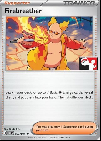 Firebreather [Prize Pack] #89 Pokemon Phantasmal Flame